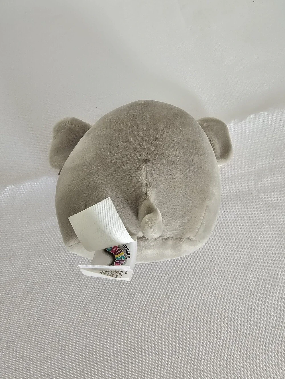 Squishmallows Gray Elephant Coin Pouch with Pink Ears